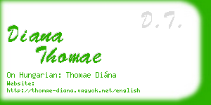 diana thomae business card